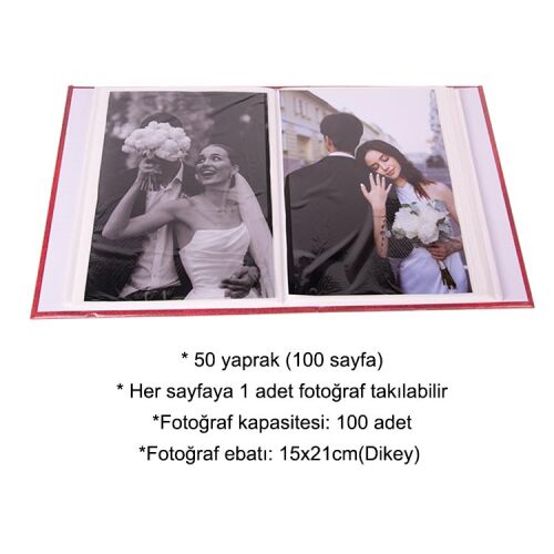 100'lük 15x21cm Fotoğraf Albümü - OFİSOMİ-T (1)