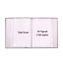 100'lük Dokulu 10x15 Fotoğraf Albümü - 18
