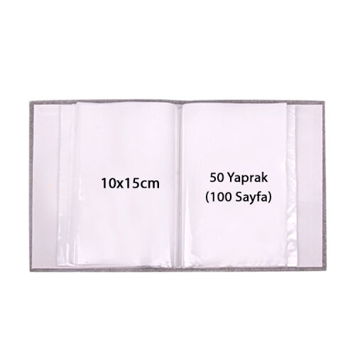 100'lük Dokulu 10x15 Fotoğraf Albümü - 18
