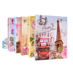 100'lük Renkli Desenli 13x18 Promosyon Fotoğraf Albümü - 1