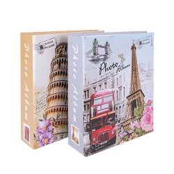 100'lük Renkli Desenli 15x21 Promosyon Fotoğraf Albümü - 1