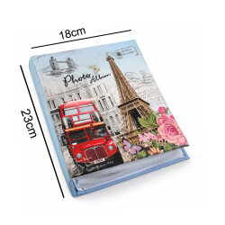 100'lük Renkli Desenli 15x21 Promosyon Fotoğraf Albümü - 4