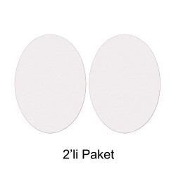 11x15cm Süblimasyon Oval Seramik - 2'li Paket - 5