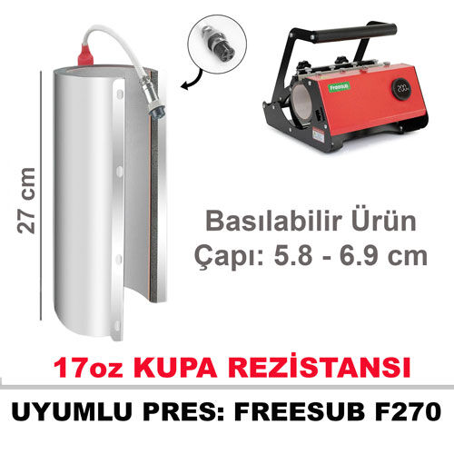 17oz Freesub Tumbler Kupa Rezistansı - 1