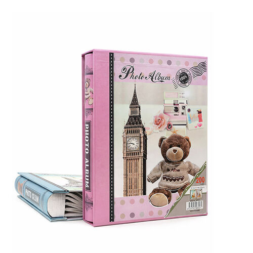 200'lük 10x15 Kutulu Ayı Figürlü Fotoğraf Albümü - OFİSOMİ-T