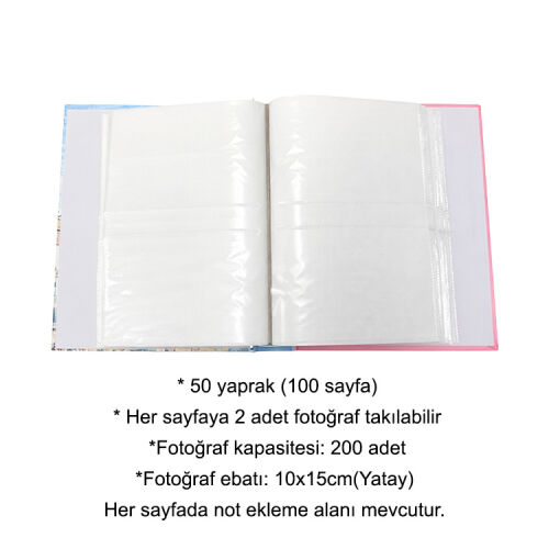 200'lük 10x15 Kutulu Ayı Figürlü Fotoğraf Albümü - OFİSOMİ-T (1)