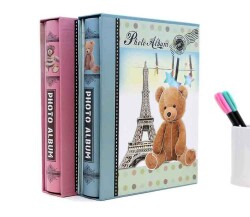 200'lük 10x15 Kutulu Ayı Figürlü Fotoğraf Albümü - 4