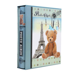 200'lük 10x15 Kutulu Ayı Figürlü Fotoğraf Albümü - 5