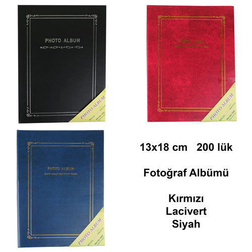 200'lük 13x18 cm Fotoğraf Albümü - 1
