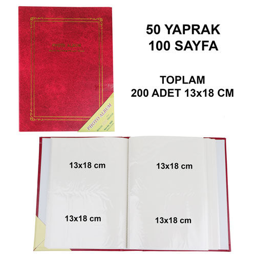 200'lük 13x18 cm Fotoğraf Albümü - 5