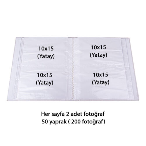 200'lük Dokulu 10x15 Fotoğraf Albümü - 14