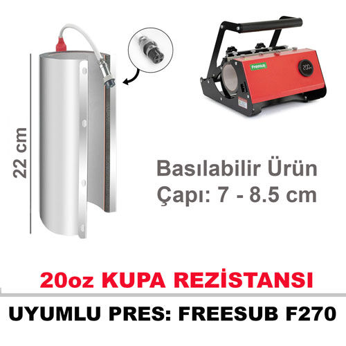 20oz Freesub Tumbler Kupa Rezistansı - OFİSOMİ-S