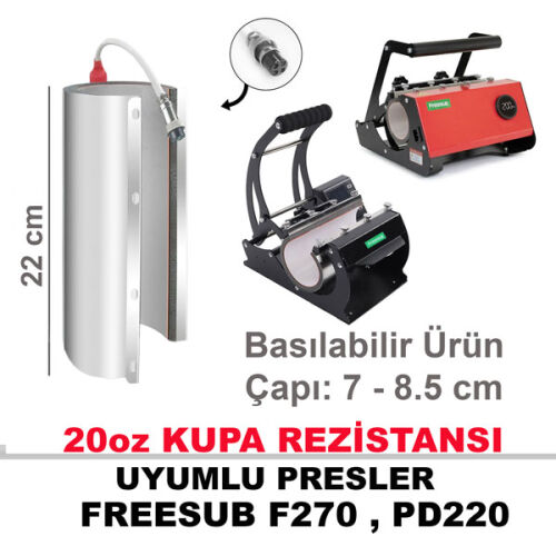 20oz Freesub Tumbler Kupa Rezistansı - 2