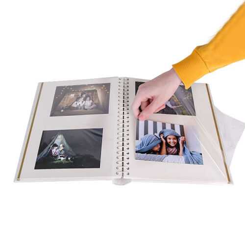 30 Yaprak Yapışkanlı Pencereli Wedding Fotoğraf Albümü - 25x29cm - 3