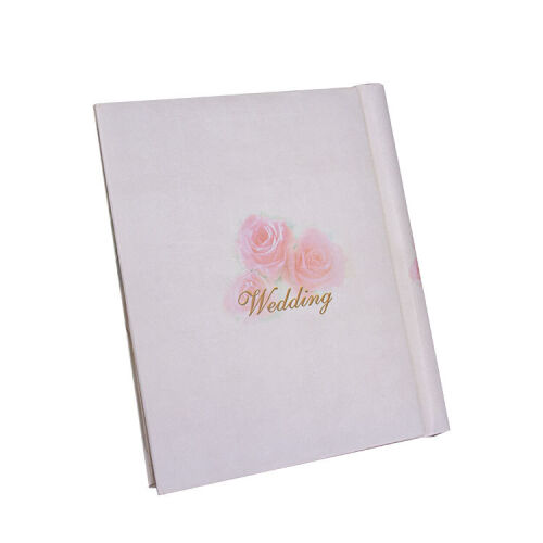 30 Yaprak Yapışkanlı Pencereli Wedding Fotoğraf Albümü - 25x29cm - 5