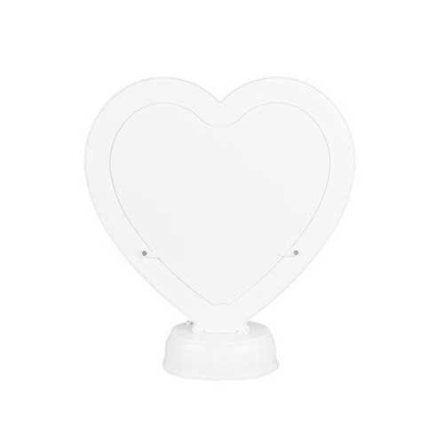 3D Led Işıklı Sihirli Aynalı Kalp Fotoğraf Çerçevesi - 3