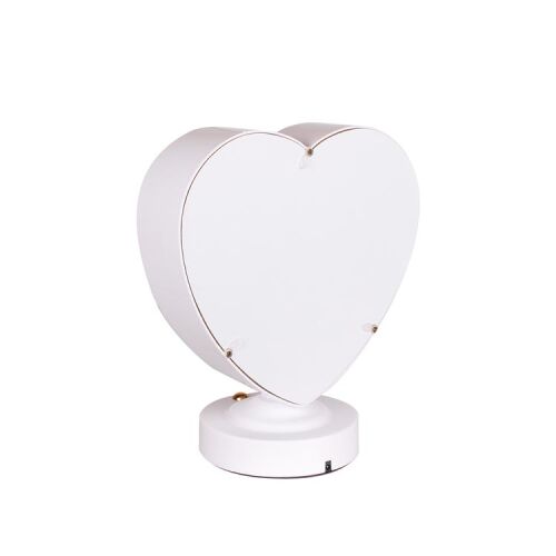 3D LED'li Çiçek Arajmanlı Kalpli Çerçeve - 5