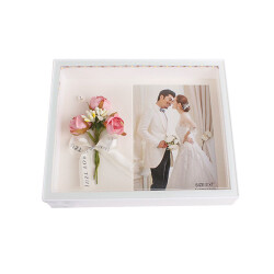 3D LED'li Çiçek Buketi Fotoğraf Çerçevesi - 4