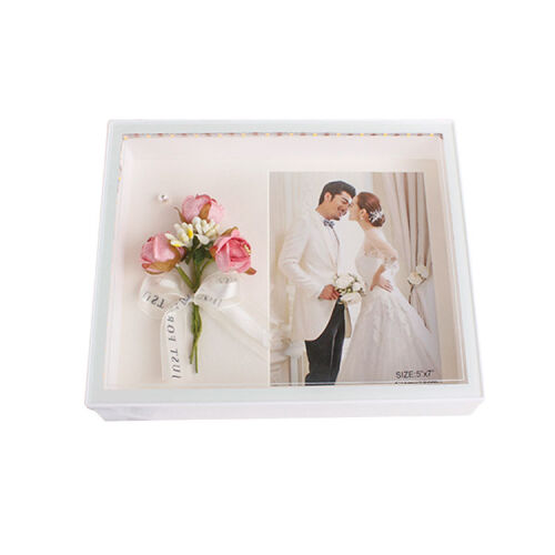 3D LED'li Çiçek Buketi Fotoğraf Çerçevesi - 4