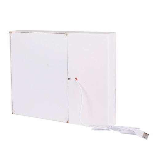 3D LED'li Güllü Ayıcıklı Fotoğraf Çerçevesi - 3