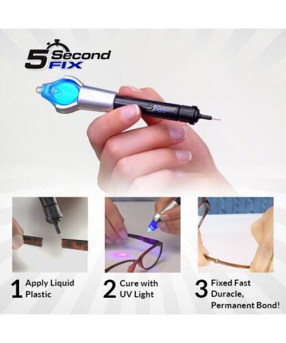 5 Second Fix Kristal Cam Yapıştırıcı ve UV Işık - OFİSOMİ-S (1)