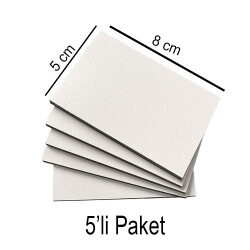 5'li Paket Süblimasyon Ahşap - 5x8cm - 3