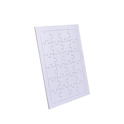 5'li Paket Süblimasyon Dikdörtgen Puzzle A5 - 24 Parça - 7