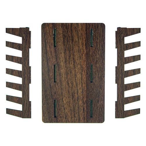 6 lı Ahşap Bardak Altlık Standı - OFİSOMİ-S (1)