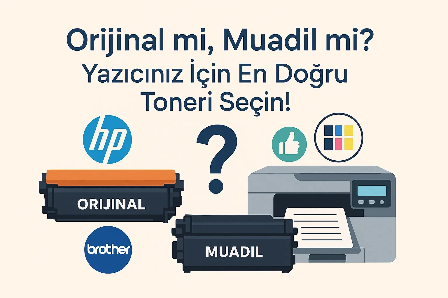 Orijinal ve Muadil Toner Arasındaki Farklar: Hangisi Sizin İçin Daha Uygun?