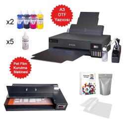 A3 Basic Modifiyeli DTF Tekstil Baskı Makine Seti - 1
