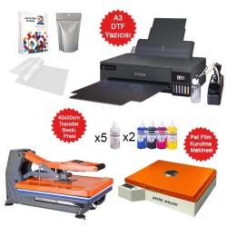 A3 Full Modifiyeli DTF Tekstil Baskı Makine Seti - 1