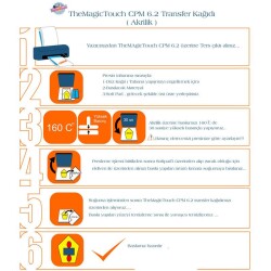 Magictouch CPM 6.2 Lazer Sert Zemin Transfer Kağıdı A3 (1 adet) - 3