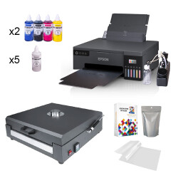 A4 Modifiyeli DTF Basic Tekstil Baskı Makine Seti - 1