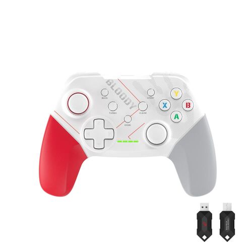 A4 Tech Bloody Gpw50 2.4Ghz Kablosuz&Usb Pc Android Ps3 Sports White Beyaz GamePad - 2