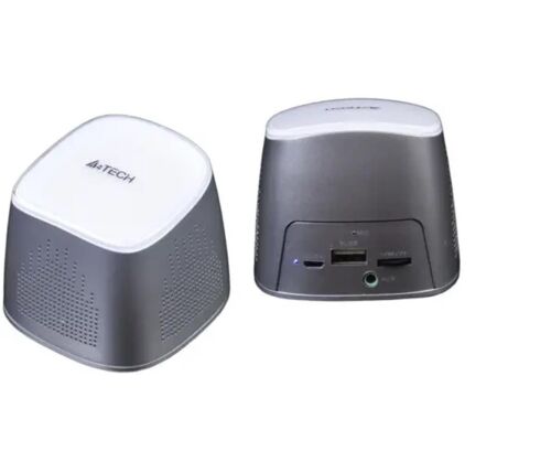 A4 Tech BTS-03 BT Şarj Edilebilir PowerBank Ses Bombası Beyaz Speaker - 1