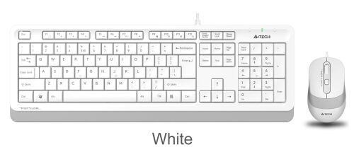 A4 Tech F1010 Q Usb Beyaz Fn-Mm Klv+Optik Mouse Set - A4TECH (1)