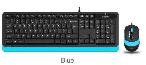 A4 Tech F1010 Q Usb Mavi Fn-Mm Klv+Optik Mouse Set - A4TECH (1)