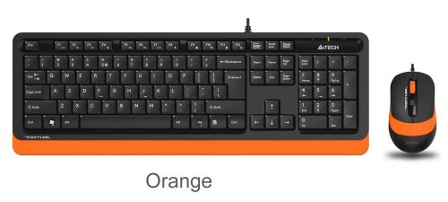 A4 Tech F1010 Q Usb Turuncu Fn-Mm Klv+Optik Mouse Set - A4TECH (1)