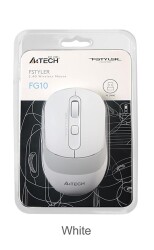 A4 Tech Fg10 Beyaz Nano Kablosuz Optik 2000 Dpı Mouse - 1