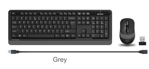 A4 Tech Fg1010 2.4G Gri Q Fn-Mm Klv+Optik Mouse Set - A4TECH (1)