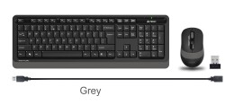 A4 Tech Fg1010 2.4G Gri Q Fn-Mm Klv+Optik Mouse Set - 2