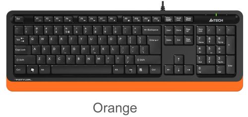A4 Tech Fk10 Q Usb Fsytyler Turuncu Tr Fn-Mmedya Klavye - A4TECH (1)