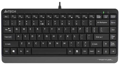 A4 Tech FK11 Q Usb Kablolu Mm Mini Gri Siyah Klavye - 1