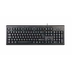 A4 TECH KM-720, Siyah, USB Kablolu, Türkçe F, Multimedya KLAVYE - 1
