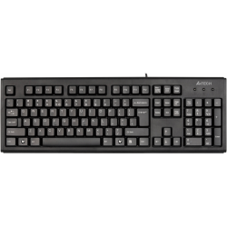 A4 TECH KM-720, Siyah, USB Kablolu, Türkçe Q, Multimedya KLAVYE - 1