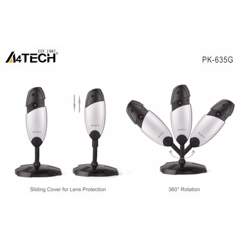 A4 TECH PK-635G 480P Dahili Mikrofonlu USB WEBCAM - A4-Tech