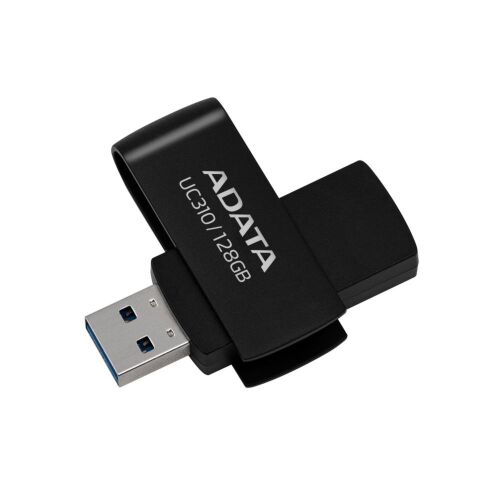 Adata UC310-128GB 128GB USB3.2 Gen1 Black Flash Bellek - 1