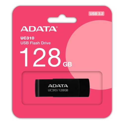 Adata UC310-128GB 128GB USB3.2 Gen1 Black Flash Bellek - ADATA