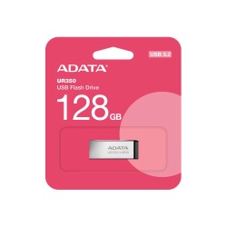 Adata UR350-128G 128GB USB3.2 Gen1 Metal Flash Bellek - 1