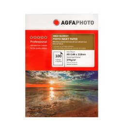 Agfa Photo Glossy,Parlak 15x21 270Gr/m² Fotoğraf Kağıdı 100 Yaprak - 1
